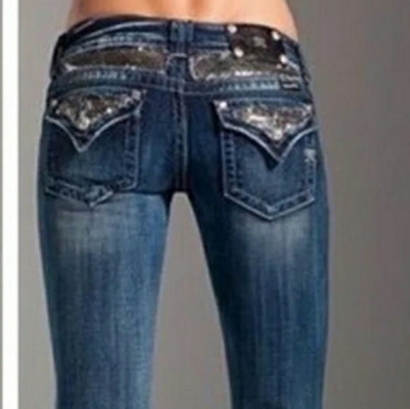 Miss Me Denim - Miss Me Embellished Bootcut Jeans 27 X 33